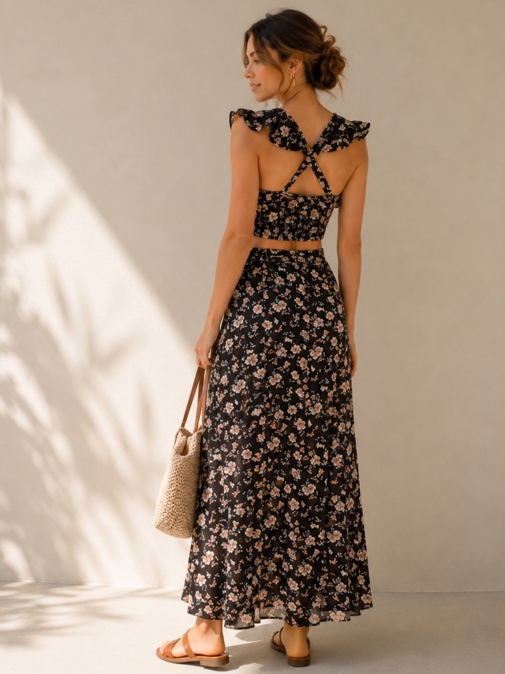 🎉LAST PIECE🎉FREE PEOPLE Bijou Floral Dress Set - Picture 2 of 5